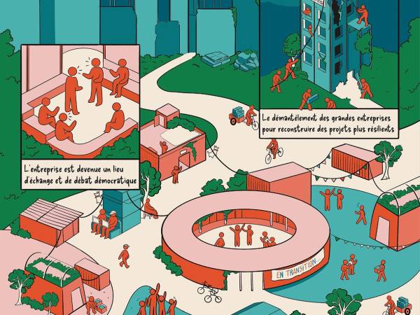 Sensipode - Affiche Extralucide du pôle Stratégie à impact